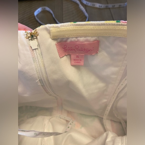 Lilly Pulitzer Isabel halter dress Resort White Mariposa print - Picture 4 of 12